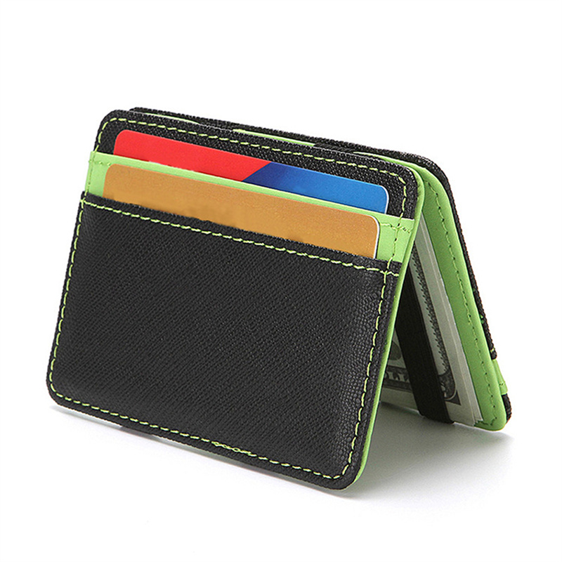 Card Top Loader - Ultra Thin PU Leather Women Men