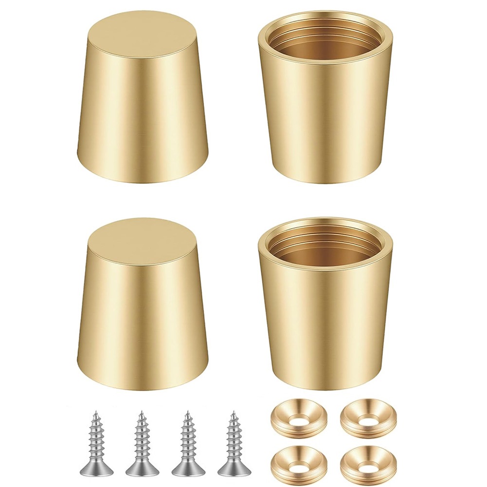 4PCS Brass Cutting Board Feet  - Display Risers Set review and price