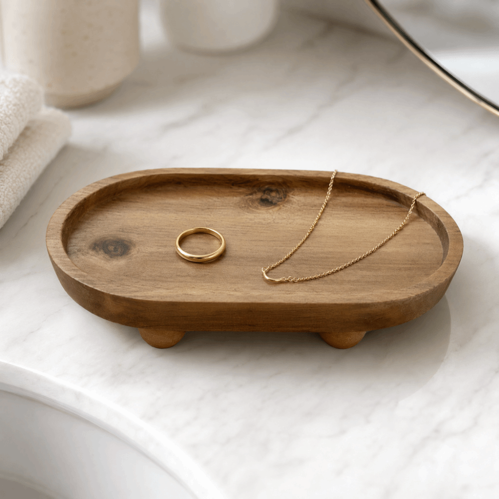 Wooden Oval Elevated Display T - Display Risers Set review and price