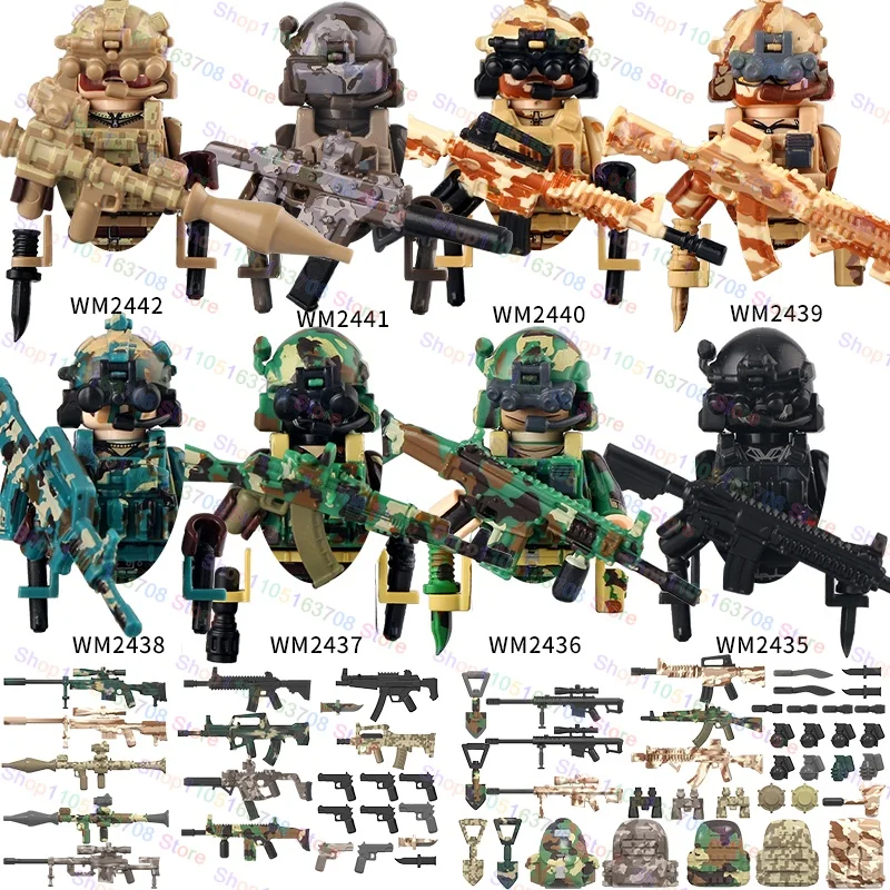 MOC Military Soldiers Action F - Lego Minifigure Holder review and price