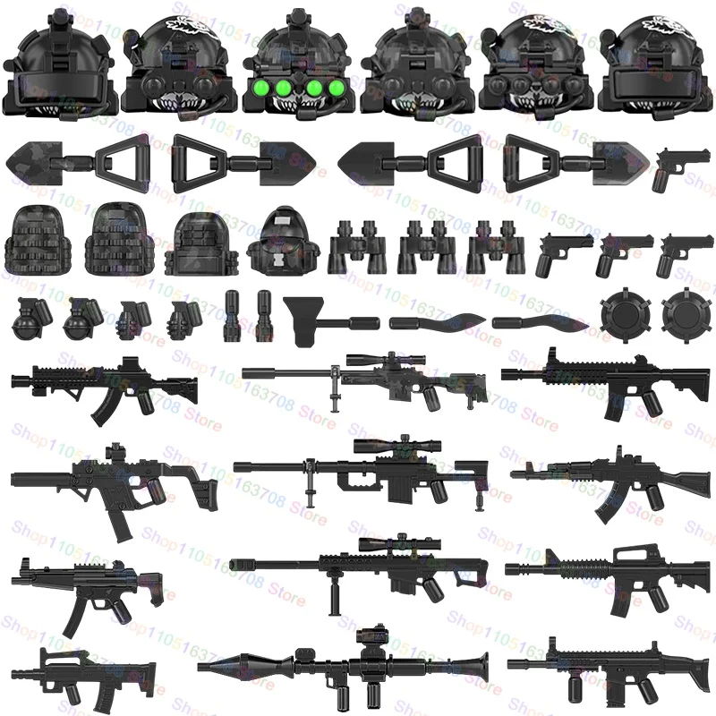 MOC Military Soldiers Action F - Lego Minifigure Holder review and price